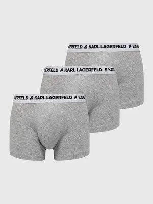 Karl Lagerfeld Bokserki (3-pack) 211M2102 męskie kolor szary