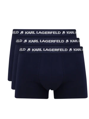 Karl Lagerfeld Bokserki 3-pack granatowy