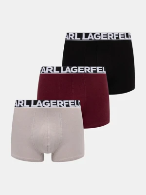 Karl Lagerfeld bokserki 3-pack kolor bordowy A3M47010