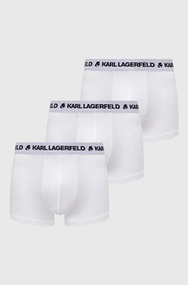 Karl Lagerfeld bokserki 3-pack męskie kolor biały