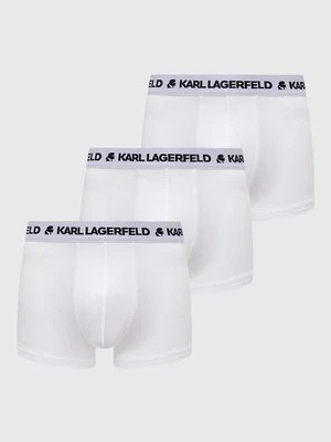 Karl Lagerfeld bokserki 3-pack męskie kolor biały