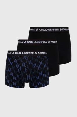 Karl Lagerfeld bokserki 3-pack męskie kolor czarny 245M2113