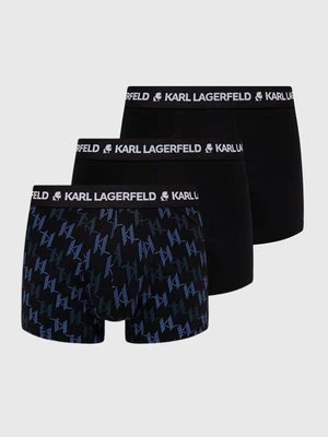 Karl Lagerfeld bokserki 3-pack męskie kolor czarny 245M2113