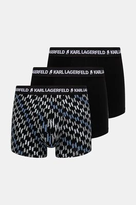 Karl Lagerfeld bokserki 3-pack męskie kolor czarny 246M2100