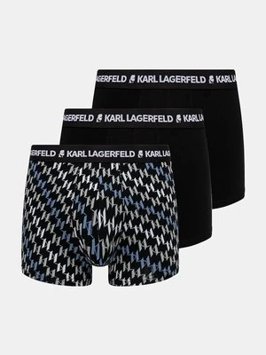 Karl Lagerfeld bokserki 3-pack męskie kolor czarny 246M2100