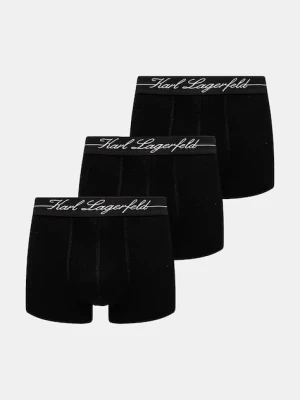 Karl Lagerfeld bokserki 3-pack męskie kolor czarny A1M47089