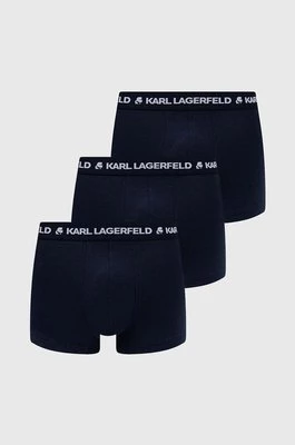 Karl Lagerfeld bokserki 3-pack męskie kolor granatowy