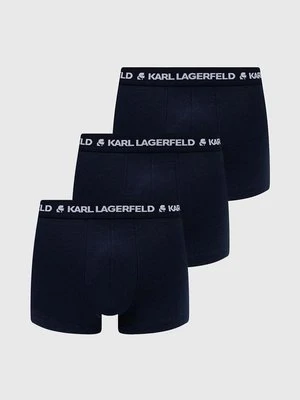 Karl Lagerfeld bokserki 3-pack męskie kolor granatowy