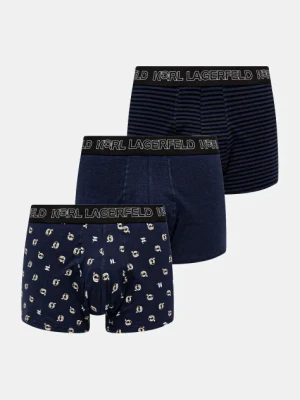 Karl Lagerfeld bokserki 3-pack męskie kolor granatowy A1M47042