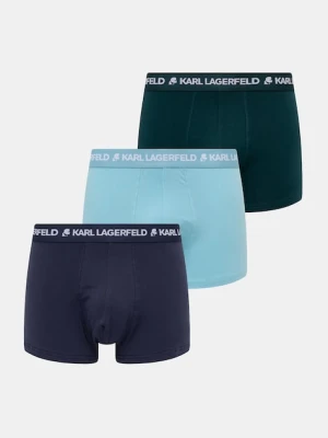 Karl Lagerfeld bokserki 3-pack męskie kolor niebieski A1M47017