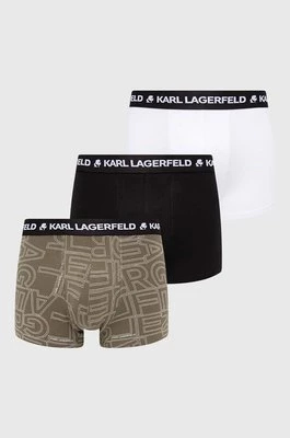 Karl Lagerfeld bokserki 3-pack męskie kolor zielony