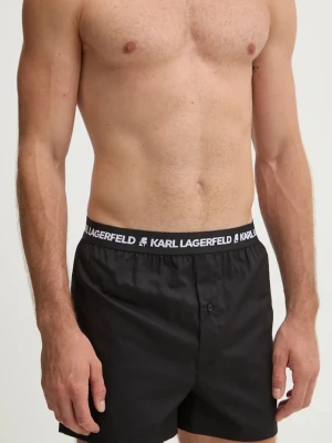 Karl Lagerfeld bokserki bawełniane 3-pack 221M2134 czarny