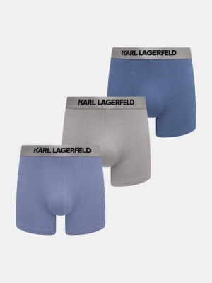 Karl Lagerfeld bokserki dopasowane męskie bawełniane z elastanem 3-pack
