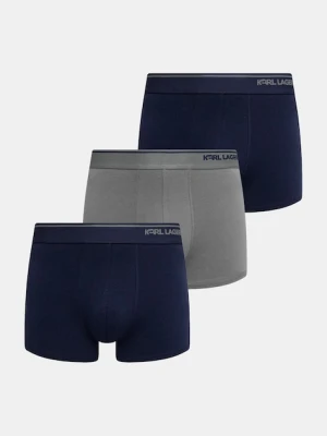 Karl Lagerfeld bokserki IKON 3-pack kolor granatowy B1M47022