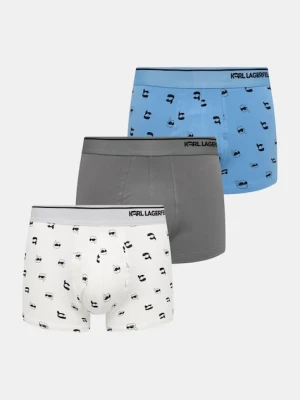 Karl Lagerfeld bokserki męskie bawełniane z elastanem 3-pack