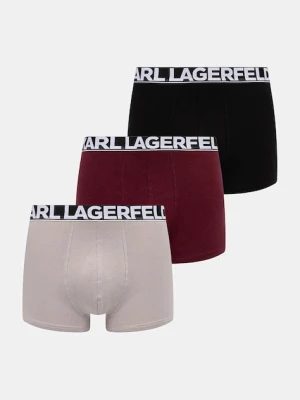 Karl Lagerfeld bokserki męskie bawełniane z elastanem 3-pack