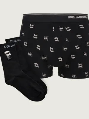 Karl Lagerfeld Bokserki + skarpety Ikon