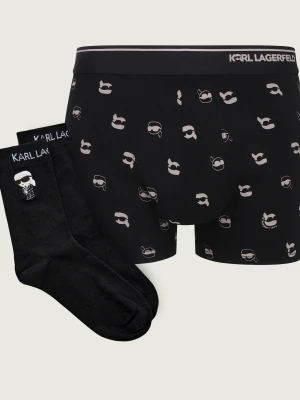 Karl Lagerfeld Bokserki + skarpety Ikon