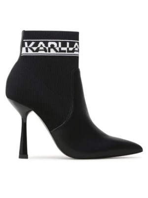 KARL LAGERFELD Botki KL31353 Czarny