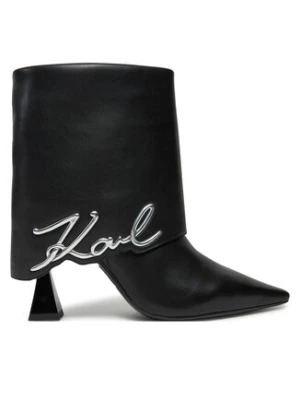 KARL LAGERFELD Botki KL32044A Czarny