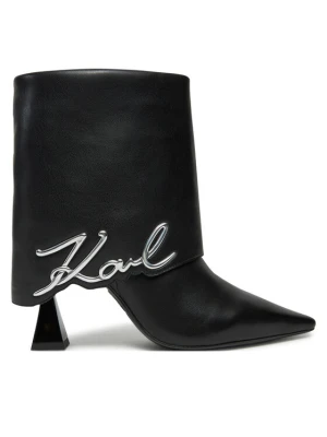 KARL LAGERFELD Botki KL32044A Czarny