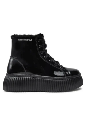 KARL LAGERFELD Trzewiki KL42334botki Czarny