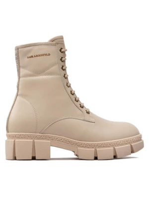KARL LAGERFELD Botki KL43250 Beżowy