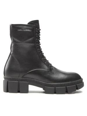 KARL LAGERFELD Botki KL43250 Czarny