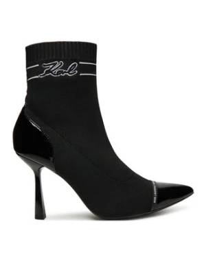 KARL LAGERFELD Botki Pandara KL31357 Czarny