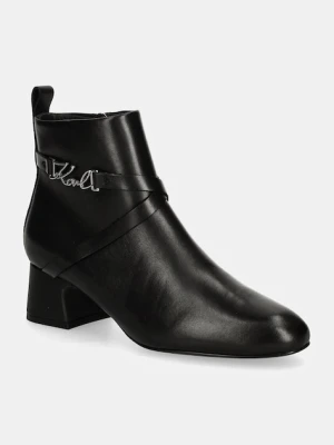 Karl Lagerfeld botki skórzane BONNIE