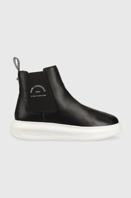 Karl Lagerfeld buty wysokie KAPRI MENS męskie kolor czarny KL52541