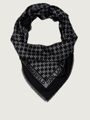 Karl Lagerfeld Chusta k/monogram | z dodatkiem jedwabiu