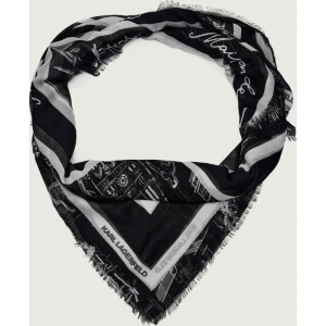 Karl Lagerfeld Chusta K/sketch | z dodatkiem jedwabiu