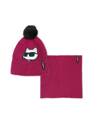 Karl Lagerfeld czapka i komin dziecięcy