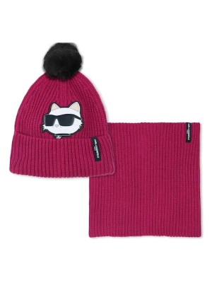 Karl Lagerfeld czapka i komin dziecięcy