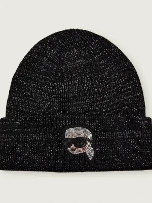 Karl Lagerfeld Czapka ikon rh | z dodatkiem wełny