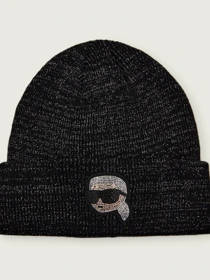 Karl Lagerfeld Czapka ikon rh | z dodatkiem wełny