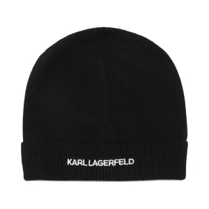 Karl Lagerfeld Czapka k/essential beanie | z dodatkiem wełny i kaszmiru