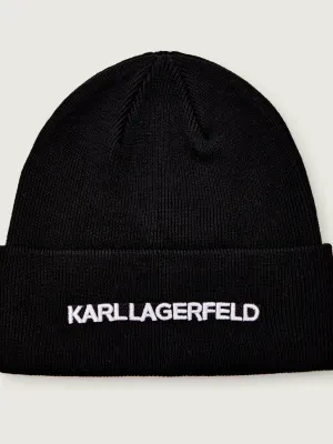 Karl Lagerfeld Czapka k/essential | z dodatkiem wełny