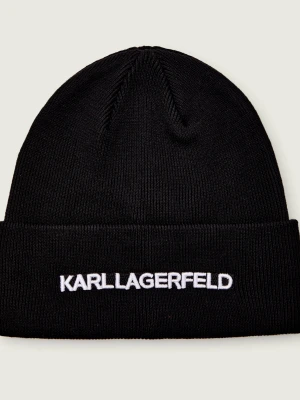 Karl Lagerfeld Czapka k/essential | z dodatkiem wełny