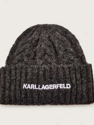Karl Lagerfeld Czapka k/essential | z dodatkiem wełny