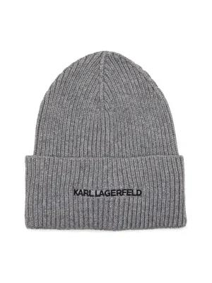 Karl Lagerfeld Czapka k/essential | z dodatkiem wełny i kaszmiru
