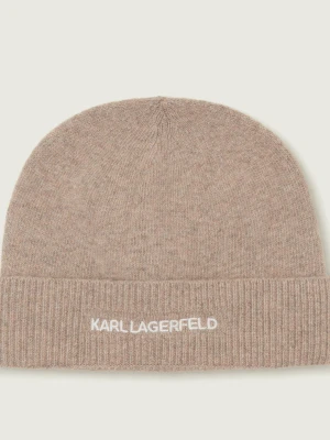 Karl Lagerfeld Czapka k / essential | z dodatkiem wełny i kaszmiru
