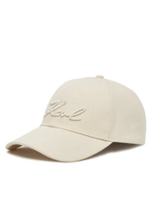 KARL LAGERFELD Czapka z daszkiem A1W33069 Écru
