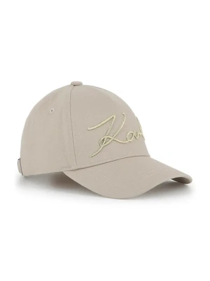 Karl Lagerfeld czapka z daszkiem bawełniana dziecięca