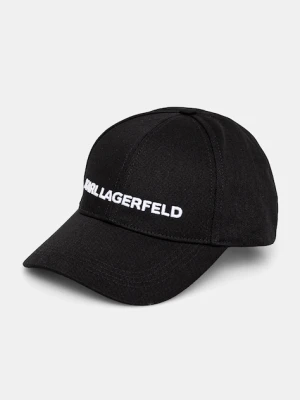 Karl Lagerfeld czapka z daszkiem bawełniana K/ESSENTIAL
