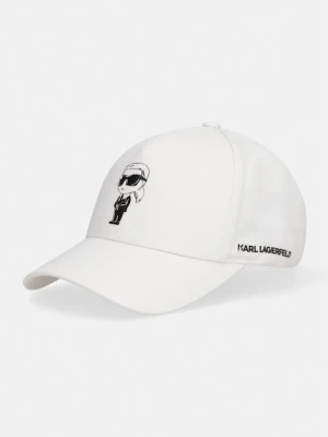Karl Lagerfeld czapka z daszkiem męska bawełniana