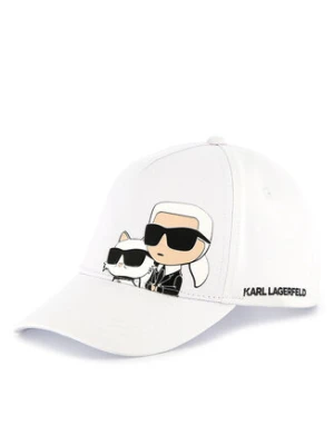 KARL LAGERFELD Czapka z daszkiem Z30393 Biały