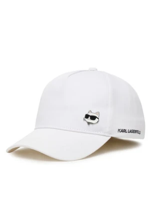 KARL LAGERFELD Czapka z daszkiem Z31196 Biały