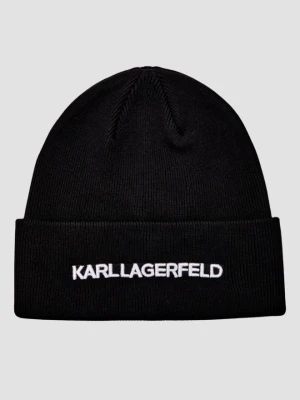 KARL LAGERFELD Czapka zimowa z haftem